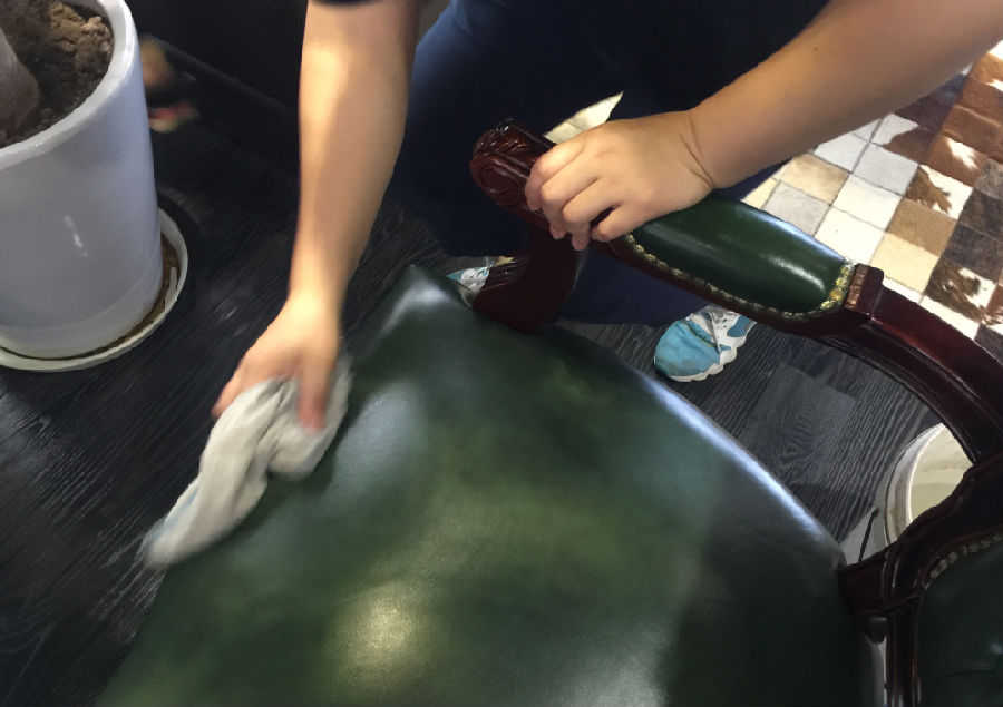 东台市家具清洗案例